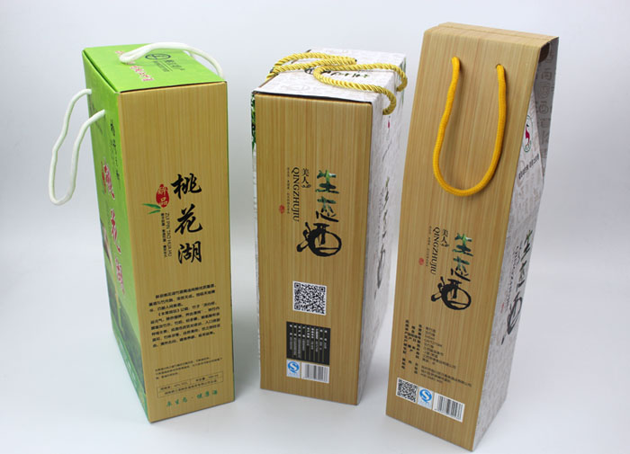 個(gè)性禮盒包裝讓“竹筒酒”身價(jià)倍增，長(zhǎng)沙包裝印刷廠再為桃江特產(chǎn)定制包裝