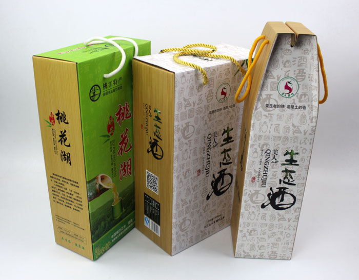 個(gè)性禮盒包裝讓“竹筒酒”身價(jià)倍增，長(zhǎng)沙包裝印刷廠再為桃江特產(chǎn)定制包裝