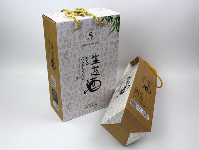 個(gè)性禮盒包裝讓“竹筒酒”身價(jià)倍增，長(zhǎng)沙包裝印刷廠再為桃江特產(chǎn)定制包裝