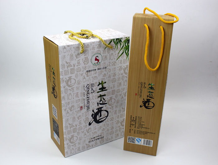個(gè)性禮盒包裝讓“竹筒酒”身價(jià)倍增，長(zhǎng)沙包裝印刷廠再為桃江特產(chǎn)定制包裝