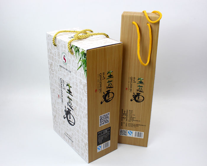 個(gè)性禮盒包裝讓“竹筒酒”身價(jià)倍增，長(zhǎng)沙包裝印刷廠再為桃江特產(chǎn)定制包裝